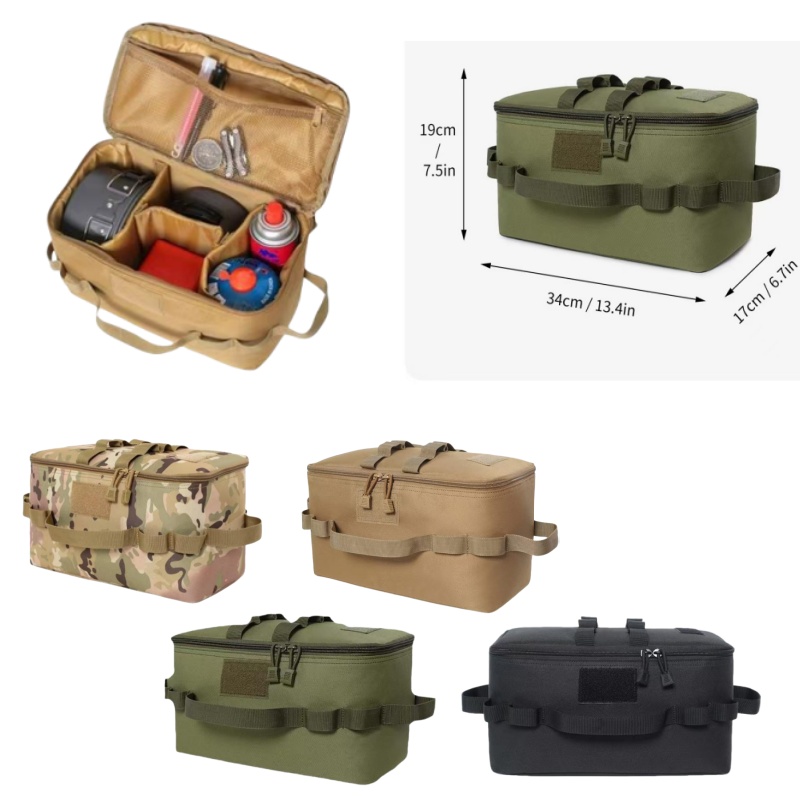 Camping Cooking Organizer - Pochette d'extérieur, sac de rangement de
