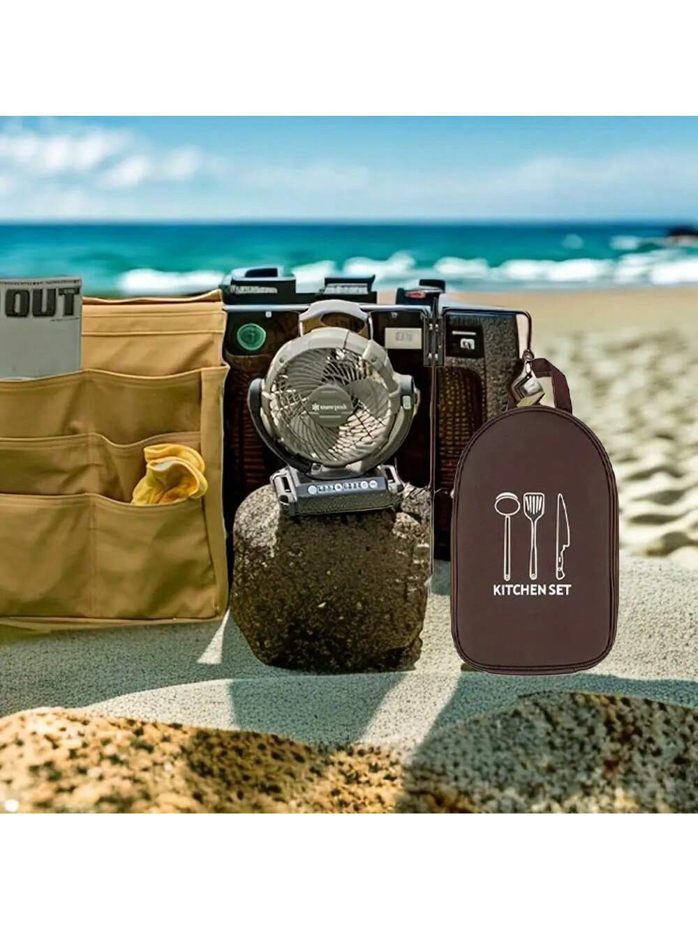 Sac de rangement d'ustensiles  - Camping Cooking Organizer avis et prix
