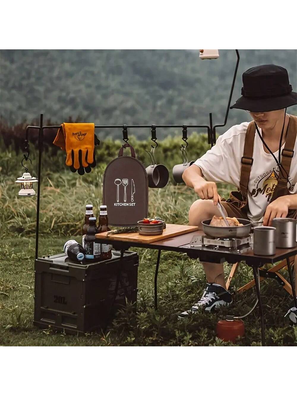 Sac de rangement d'ustensiles  - Camping Cooking Organizer avis et prix