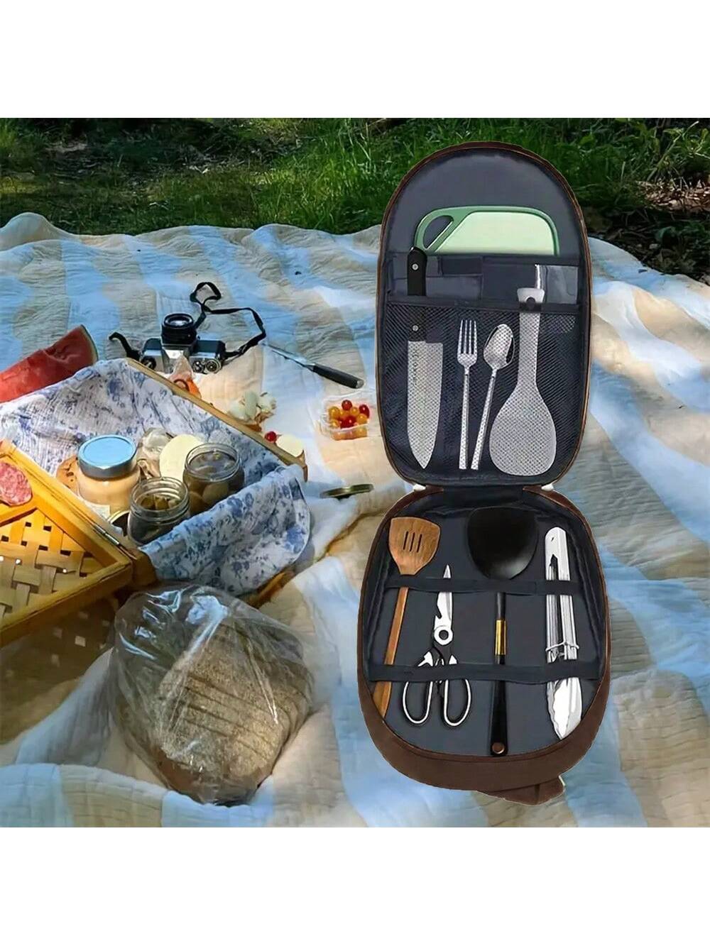 Sac de rangement d'ustensiles  - Camping Cooking Organizer avis et prix